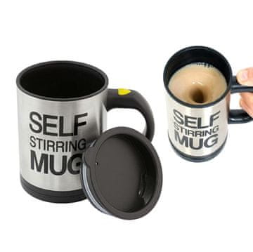 aptel Termo šalica za samostalno miješanje 350ml na baterije