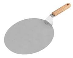 aptel Snažni reket pizza od nehrđajućeg čelika 49 cm drveni držač