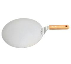 aptel Snažni reket pizza od nehrđajućeg čelika 49 cm drveni držač