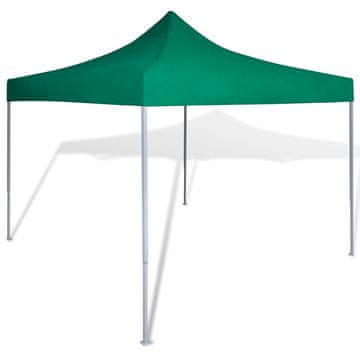 Vidaxl Zeleni sklopivi šator 3 x 3 m