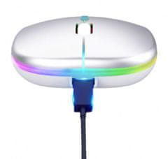 aptel Bluetooth bežična baterija Optical Mouse 1600 DPI LED RGB