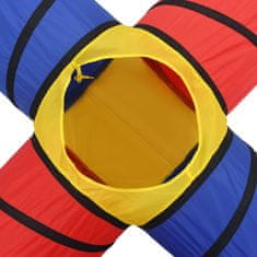 Vidaxl Dječji tunel za igru s 250 loptica raznobojni