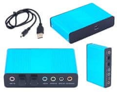 aptel USB vanjska zvučna kartica 7.1 MIDI