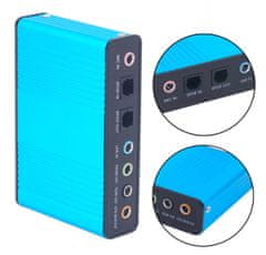 aptel USB vanjska zvučna kartica 7.1 MIDI