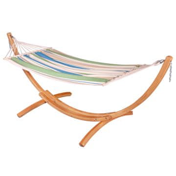 La Siesta Set viseće mreže s drvenim postoljem Green Bay Single