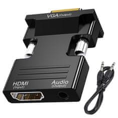 Verk Pretvarač adaptera iz HDMI u VGA + Audio Aux
