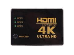 Verk Preklopivi HDMI ULTRA HD 4K razdjelnik + daljinski