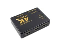 Verk Preklopivi HDMI ULTRA HD 4K razdjelnik + daljinski