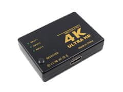 Verk Preklopivi HDMI ULTRA HD 4K razdjelnik + daljinski