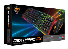 Cougar Deathfire EX gaming tipkovnica, pozadinsko osvjetljenje u 8 boja, crna (CGR-WXNMB-DF2)