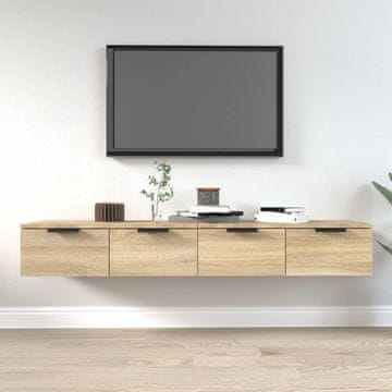 Vidaxl Zidni ormarići, set od 2, sonoma hrast, 68x30x20 cm