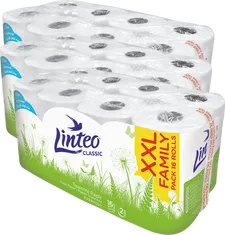 LINTEO Classic toaletni papir 2-slojni, 3 x 16 rola