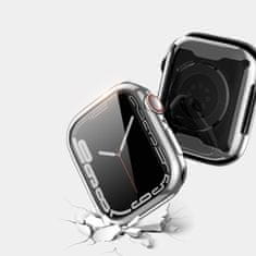 Dux Ducis Samo maska sa zaštitnim staklom za Apple Watch 7 41mm, srebro