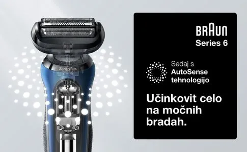 Prednosti električnog aparata za brijanje Braun Series 6 61-B7500cc 