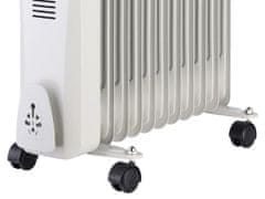 Well OIL2-2500 prijenosni električni uljni radijator, snaga 2500 W, 3 stupnja grijanja, termostat, 11 rebara, bijeli