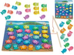 Ikonka Aga Drvena ribarska igra s magnetima Montessori