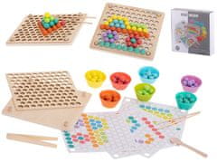 Ikonka Aga Edukativna Montessori kuglična Mozaik 77 komada
