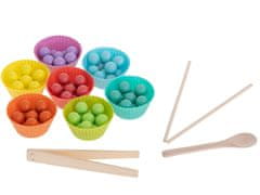 Ikonka Aga Edukativna Montessori kuglična Mozaik 77 komada