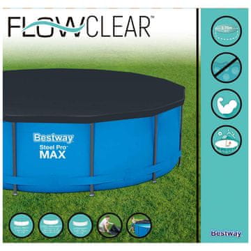 Vidaxl pokrivač za bazen Flowclear 366 cm