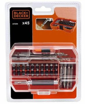 BLACK + DECKER SET PRIBORA SVRLA I VRHOVI 45 kom.