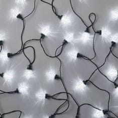 50 LED božićne lampice, čunjevi, 9,8 m, hladno bijela