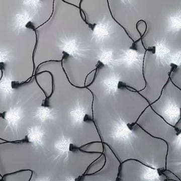 EMOS 50 LED božićne lampice, čunjevi, 9,8 m, hladno bijela