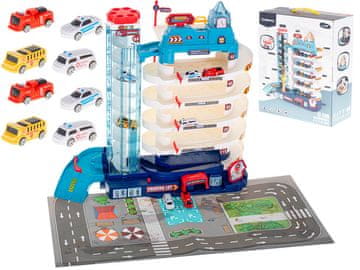Ikonka Aga Parkirna garaža 5 razina Električni lift + podloga + 8 automobila