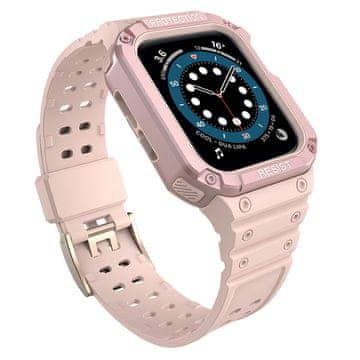 Protect Hurtel Protect Strap Band za Apple Watch 42/44/45mm, oklopna narukvica s remenom - roza