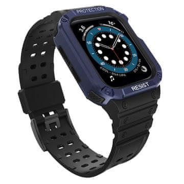 Protect Hurtel Protect Strap Band za Apple Watch 42/44/45mm, crna, plava