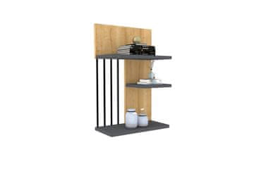 Woody Fashion Zidna polica, Nezma - Sapphire, Anthracite