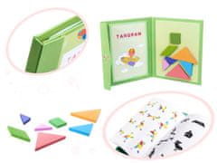 Ikonka Aga Dječje magnetske 3D puzzle - Tangram blokovi