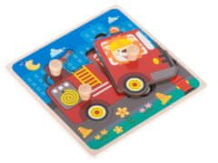 Ikonka Aga Drvene Puzzle Vatrogasna postrojba