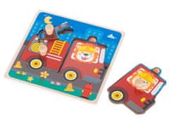 Ikonka Aga Drvene Puzzle Vatrogasna postrojba