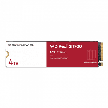 WD Red SN700 SSD disk, NVMe Gen3, 4 TB (WDS400T1R0C)