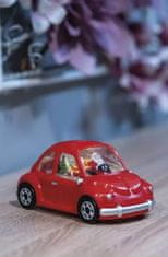 EMOS LED dekoracija, auto sa Djedom Mrazom, 10 cm