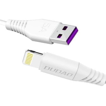 DUDAO Kabel za iPhone USB - Lightning 5A 1m bijeli
