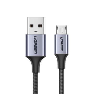 Ugreen USB - micro USB kabel 1m sivi