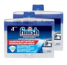 Finish sredstvo za čišćenje perilice posuđa Dual Action 2x250 ml