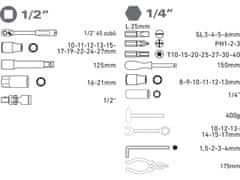 Extol Premium Set alata 55 komada