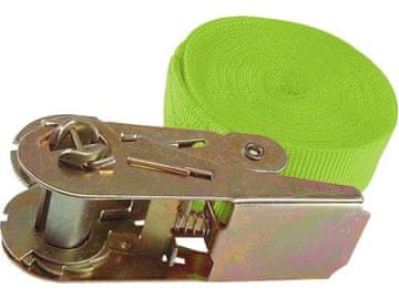 Extol Craft Remen s čegrtaljkom (9680) 5 m x 25 mm, maks. 150 kg