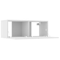 Vidaxl Zidni TV ormarići, 2 kom, bijeli, 80x30x30 cm