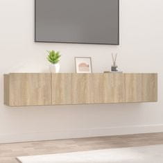 Vidaxl Zidni TV ormarići, 2 kom, Sonoma hrast, 80x30x30 cm