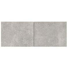 Vidaxl Zidni TV ormarići, 2 kom, betonsko sivi, 80x30x30 cm