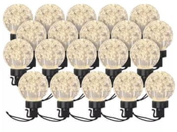 EMOS 20 LED svjetlosni lanac, Party svjetla, okrugli, 7,6 m