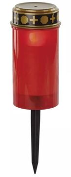 EMOS LED ubodna nadgrobna svijeća, vanjska i unutarnja, 25 cm