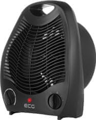 ECG TV 3030 Heat R ventilator za topli zrak, crni