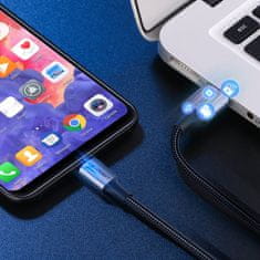 Ugreen Pleteni USB kabel - USB-C Quick Charge 3.0 3A 0,5 m sivi