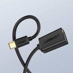 Ugreen OTG kabelski adapter s USB 3.0 na USB-C - crni