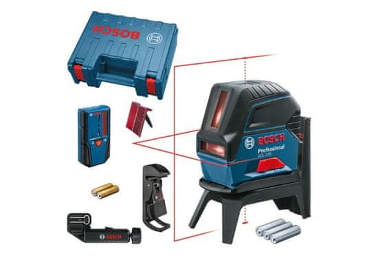 BOSCH Professional kombinirani laser GCL 2-50 u kompletu s LR 6 + nosačem (0601066F01)