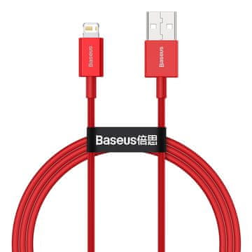 BASEUS Vrhunski kabel za iPhone USB - Lightning 2.4A 1m crveni